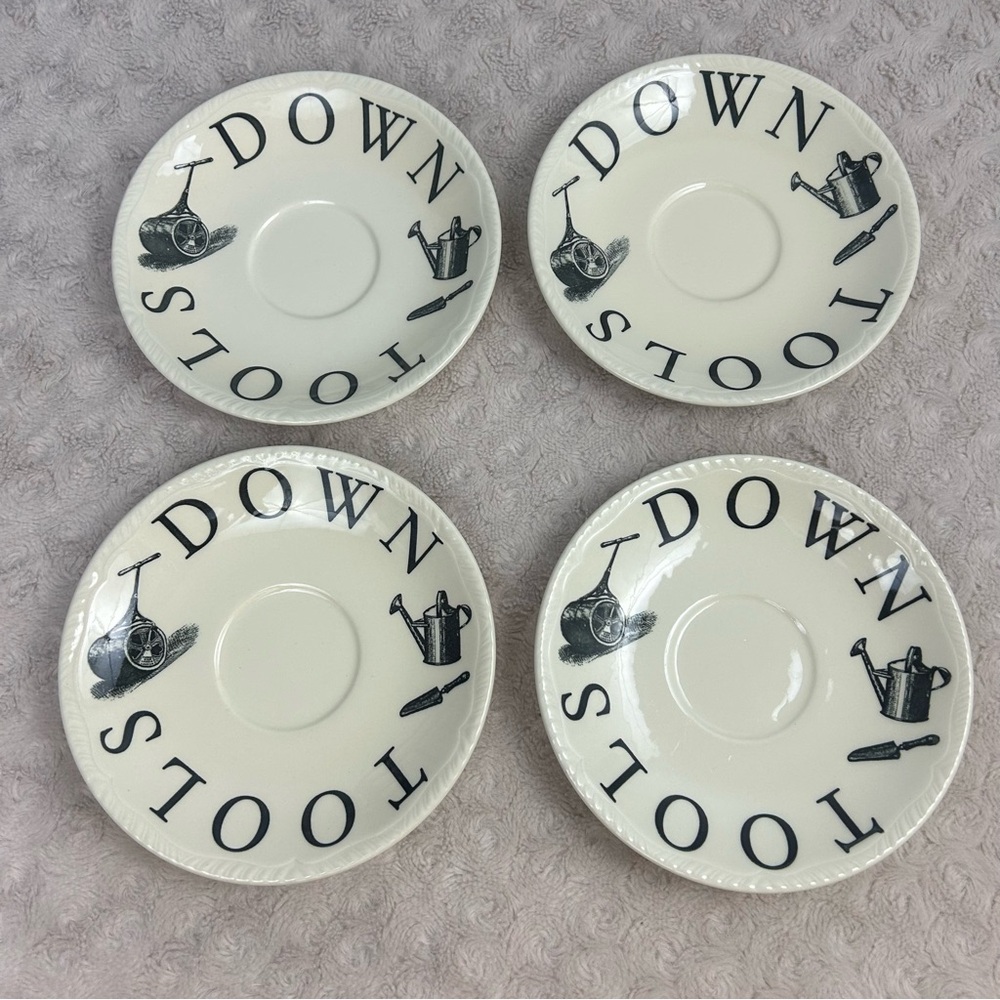 Wood & Sons The Kitchen Garden Tools Down Saucer Plate Fine Tableware